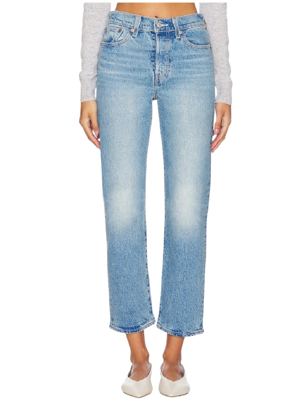 Levi's Light Blue Straight Leg Jeans